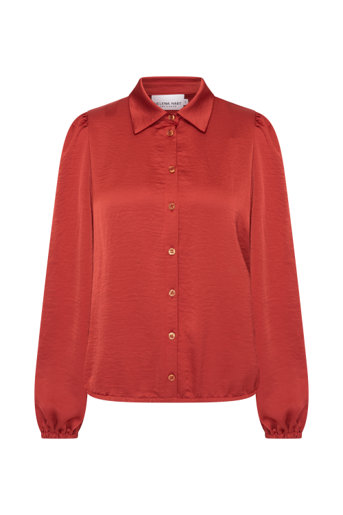 Helena Hart blouse Fara Choco, Burned, Pink Frost en Kit