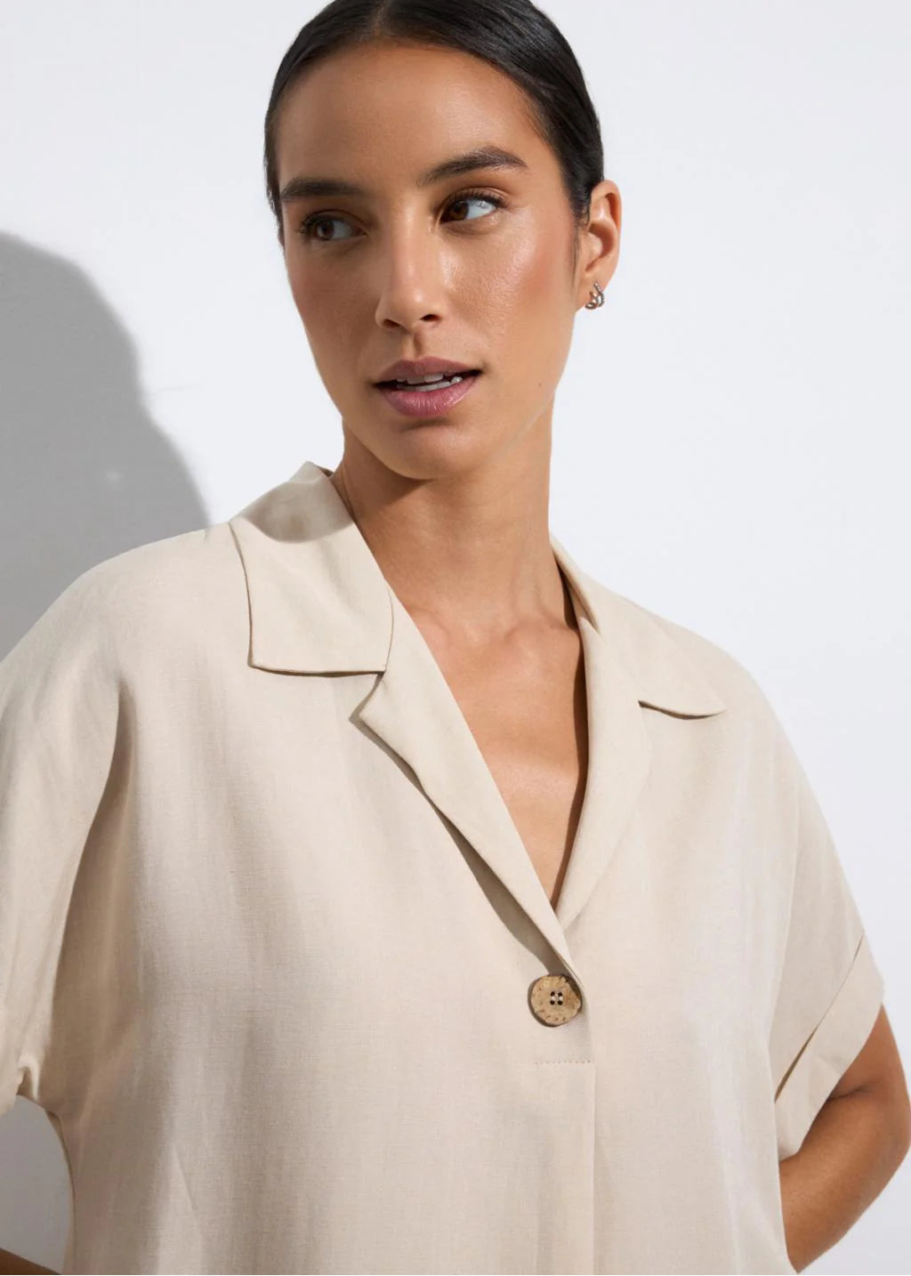 Tinta Vestido Morgan Beige, Chocolate, Khaki jurk