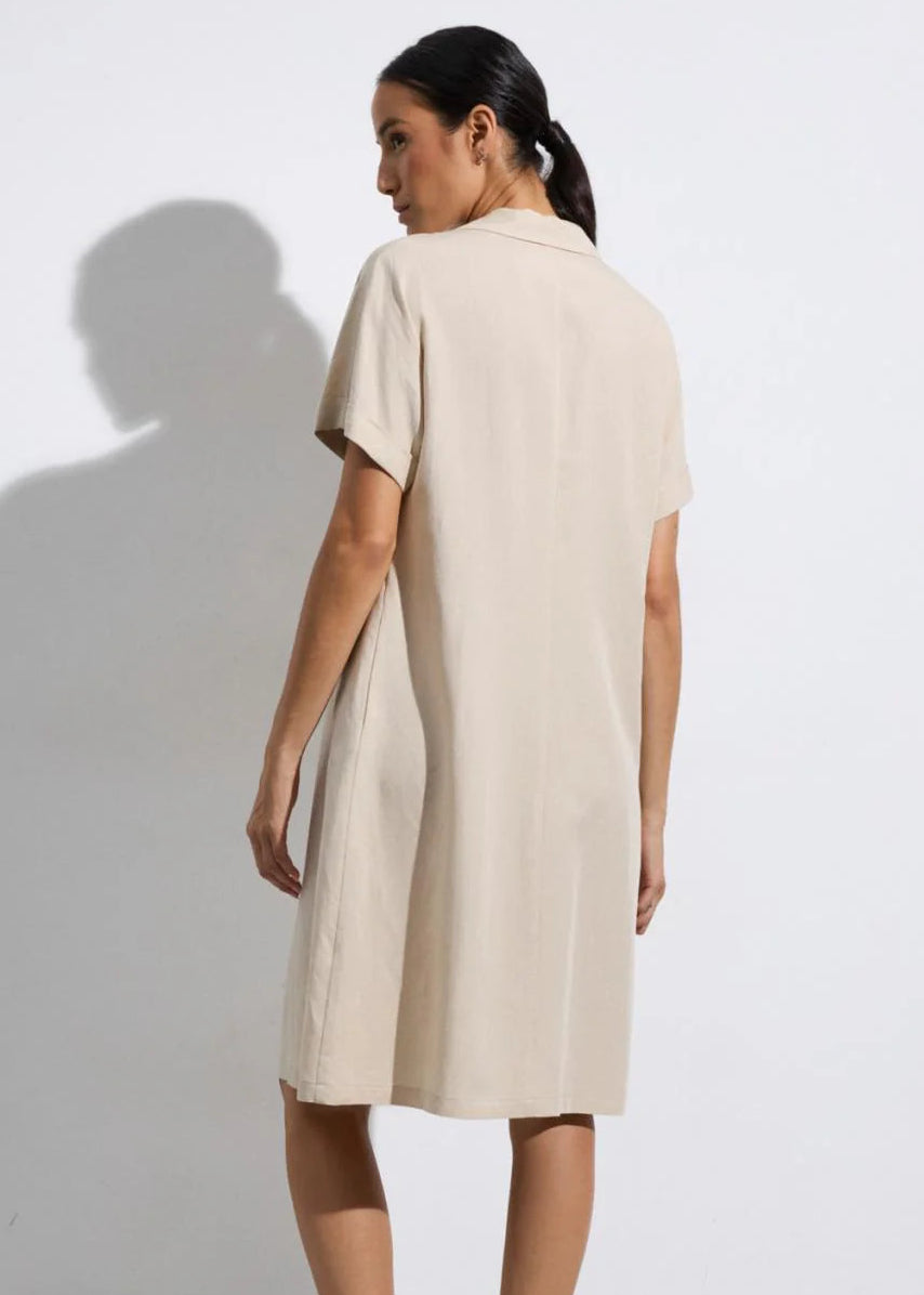 Tinta Vestido Morgan Beige, Chocolate, Khaki jurk