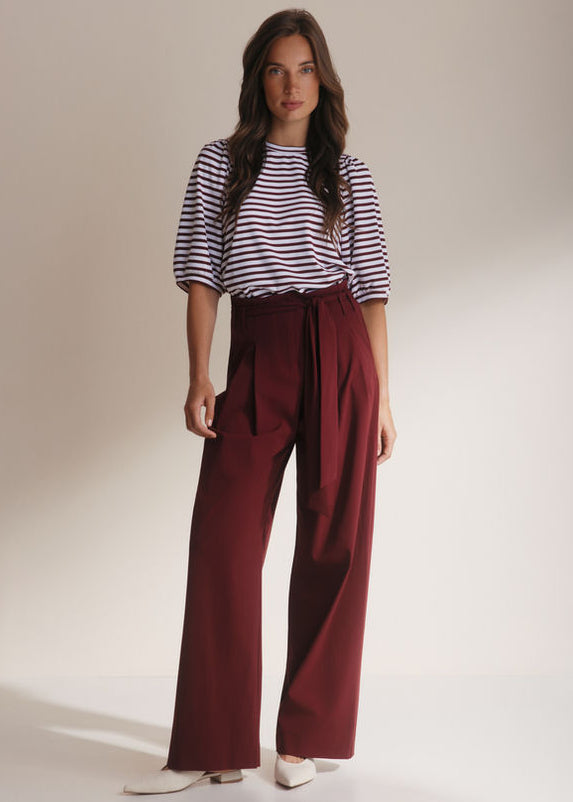 Lady Day – Amie Top – Burgundy/Simple while