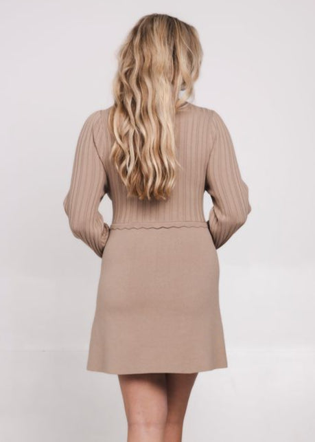 Accentil Eline Dress - Taupe
