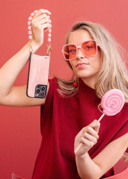 Dutchies Hoesje | Gloss Roze Iphone/Samsung
