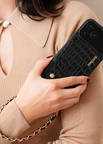 Dutchies hoesje Iphone/Samsung | Burgundy/Black