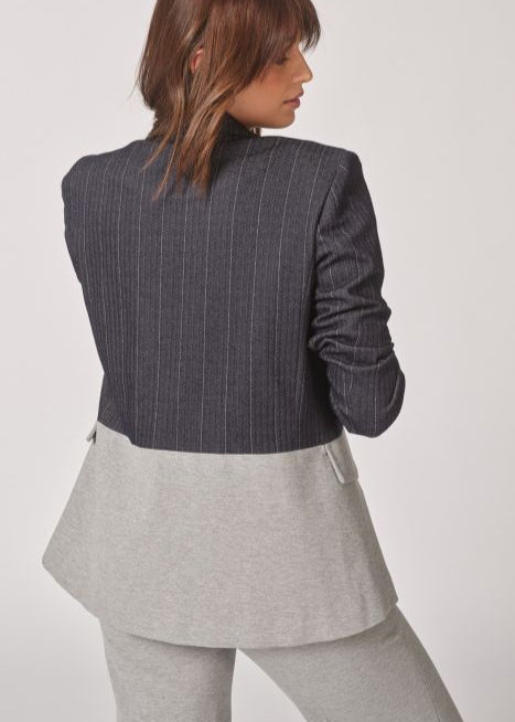 Lalotti ODILON Blazer Navy Stripe/014 Grey