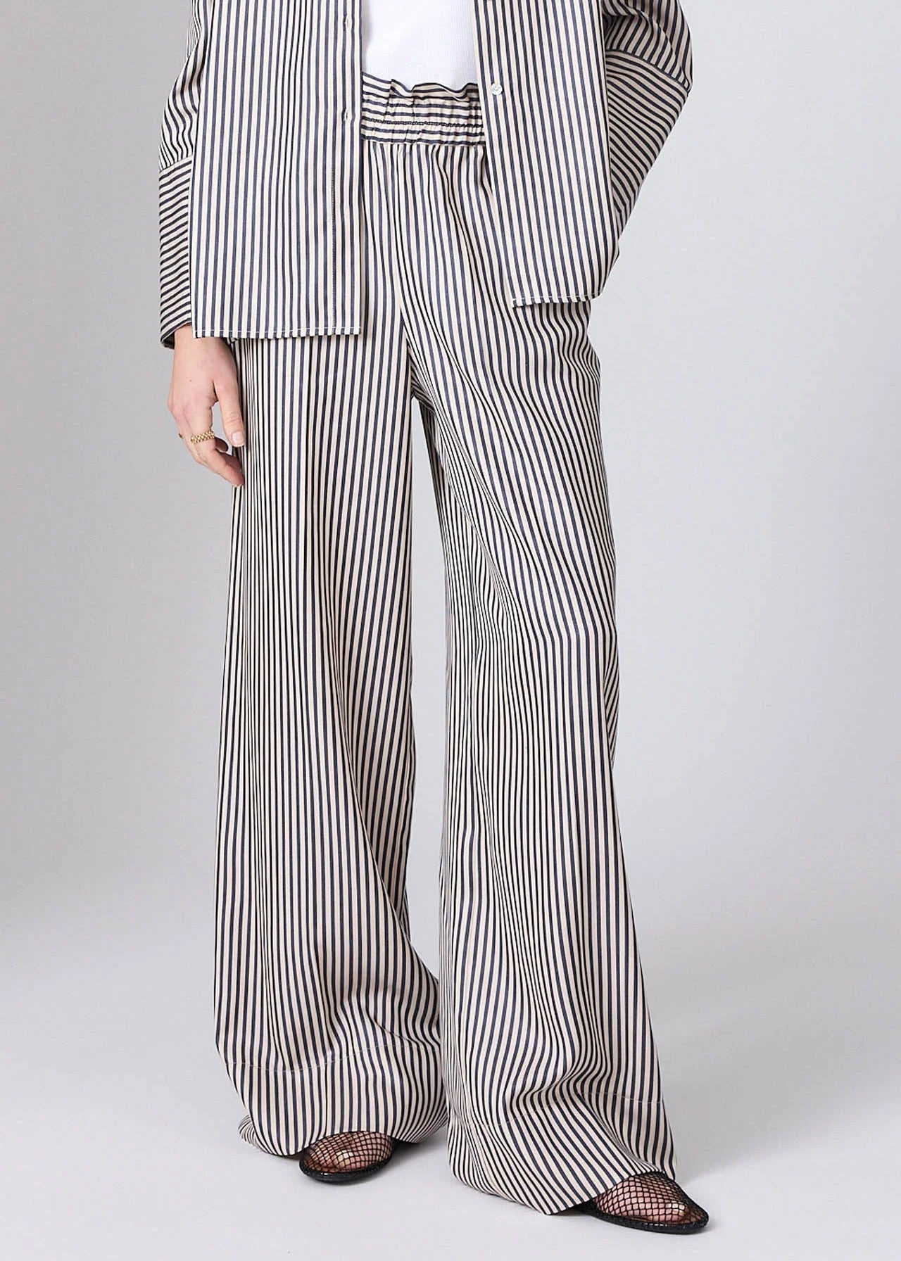 Corel Amsterdam Jaclynn Pants Stripe Tencel
