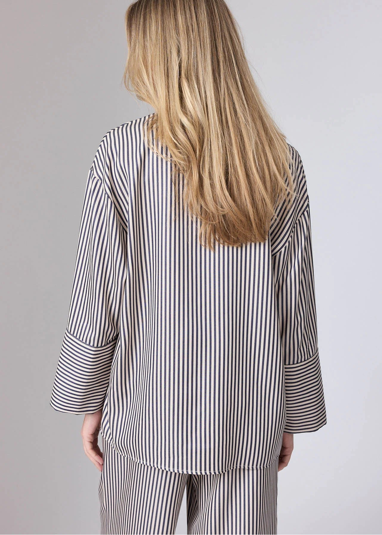 Corel Amsterdam Maeve Blouse Stripe Tencel