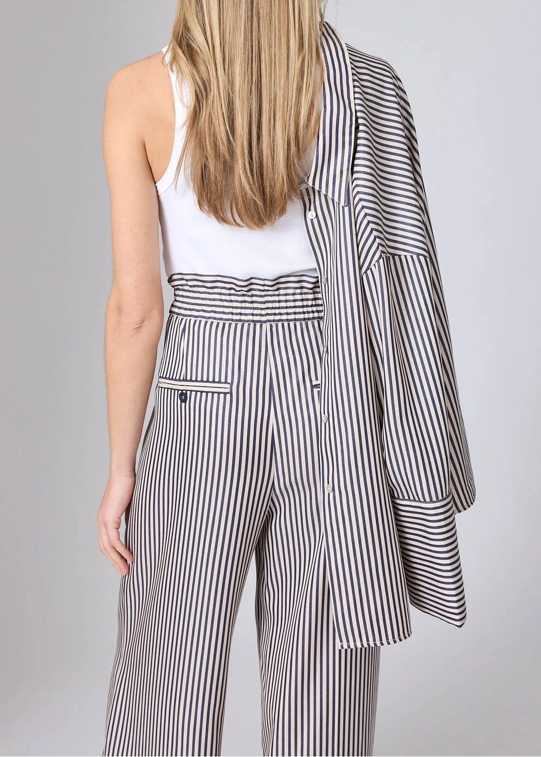 Corel Amsterdam Jaclynn Pants Stripe Tencel