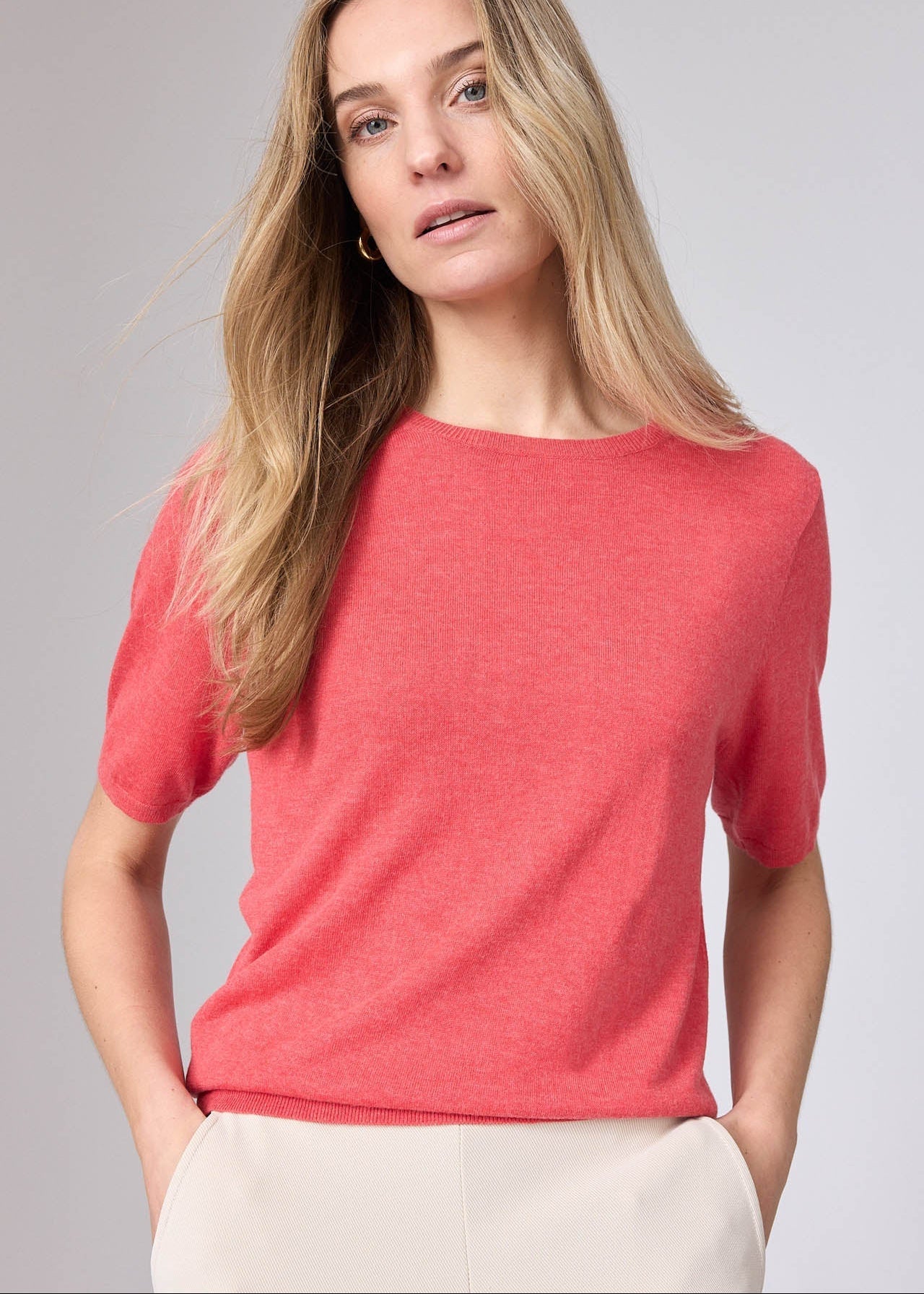 Corel Amsterdam Feline Top Korte Mouw Blush