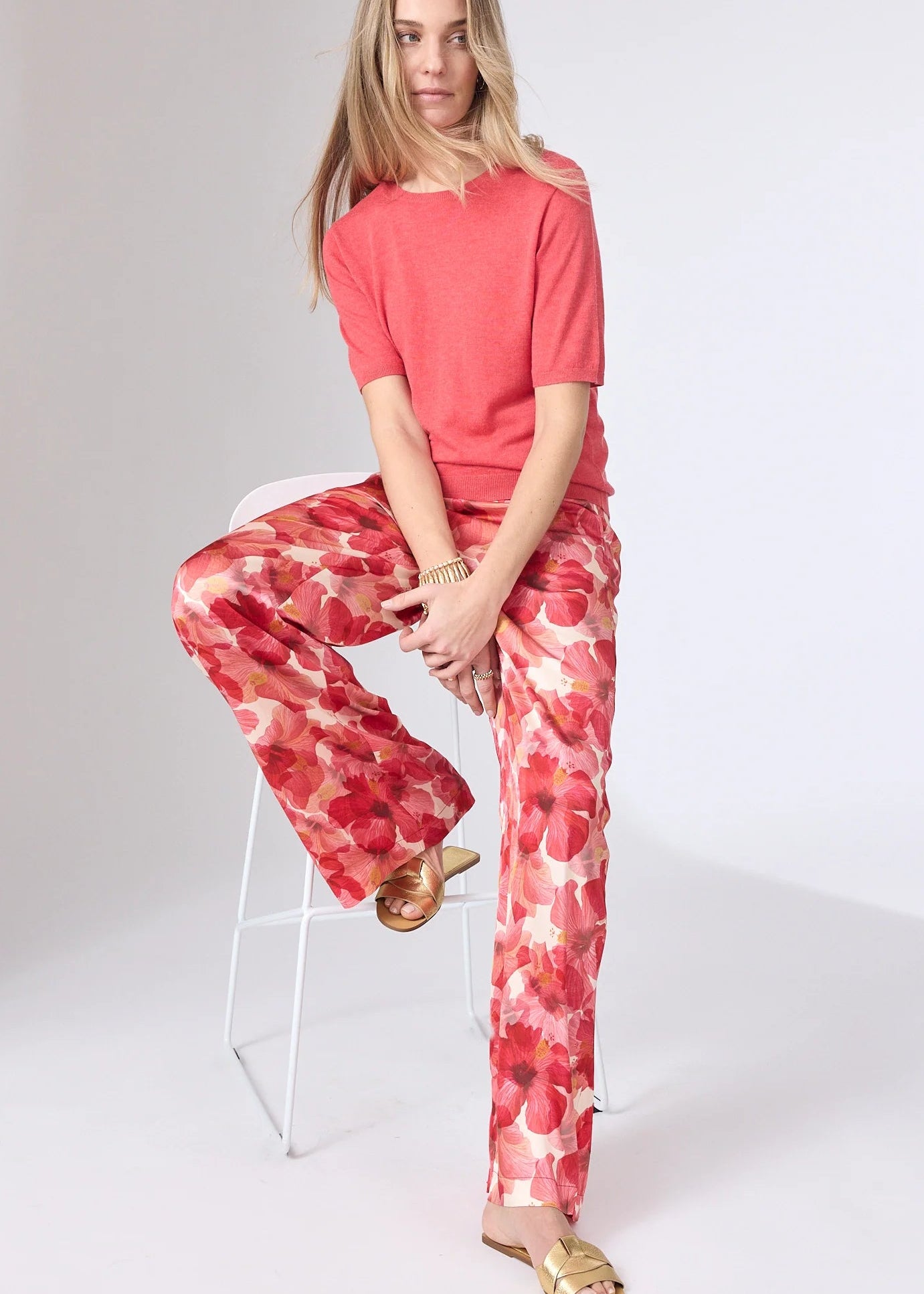 Corel Amsterdam Nola pants Shine Rosa