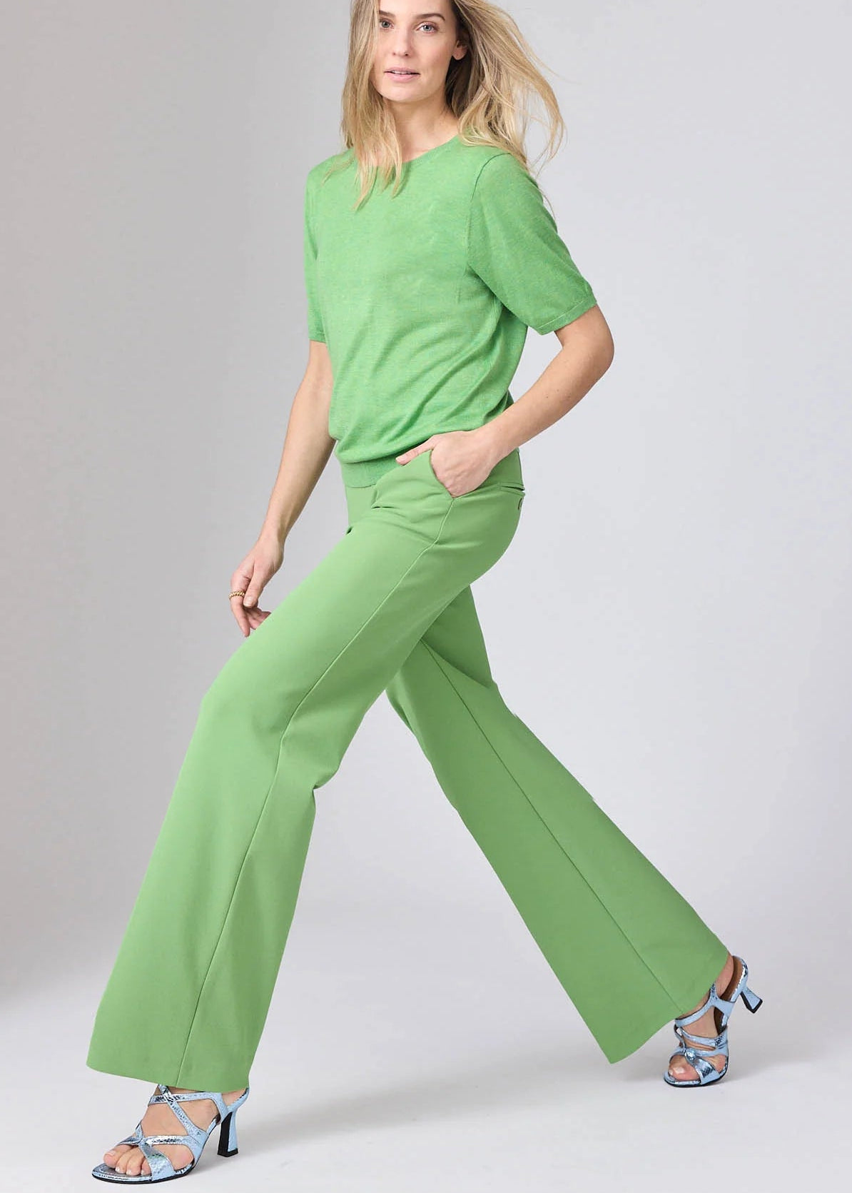 Corel Amsterdam Lilly Pants Wide Uni Sport Jade Green