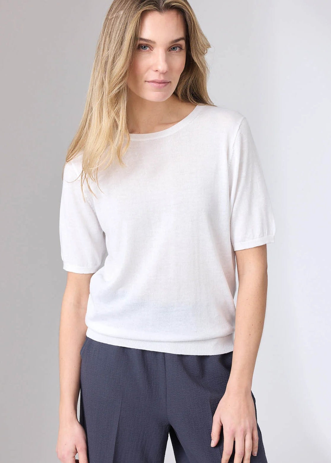 Corel Amsterdam Feline Top Korte Mouw Optical White