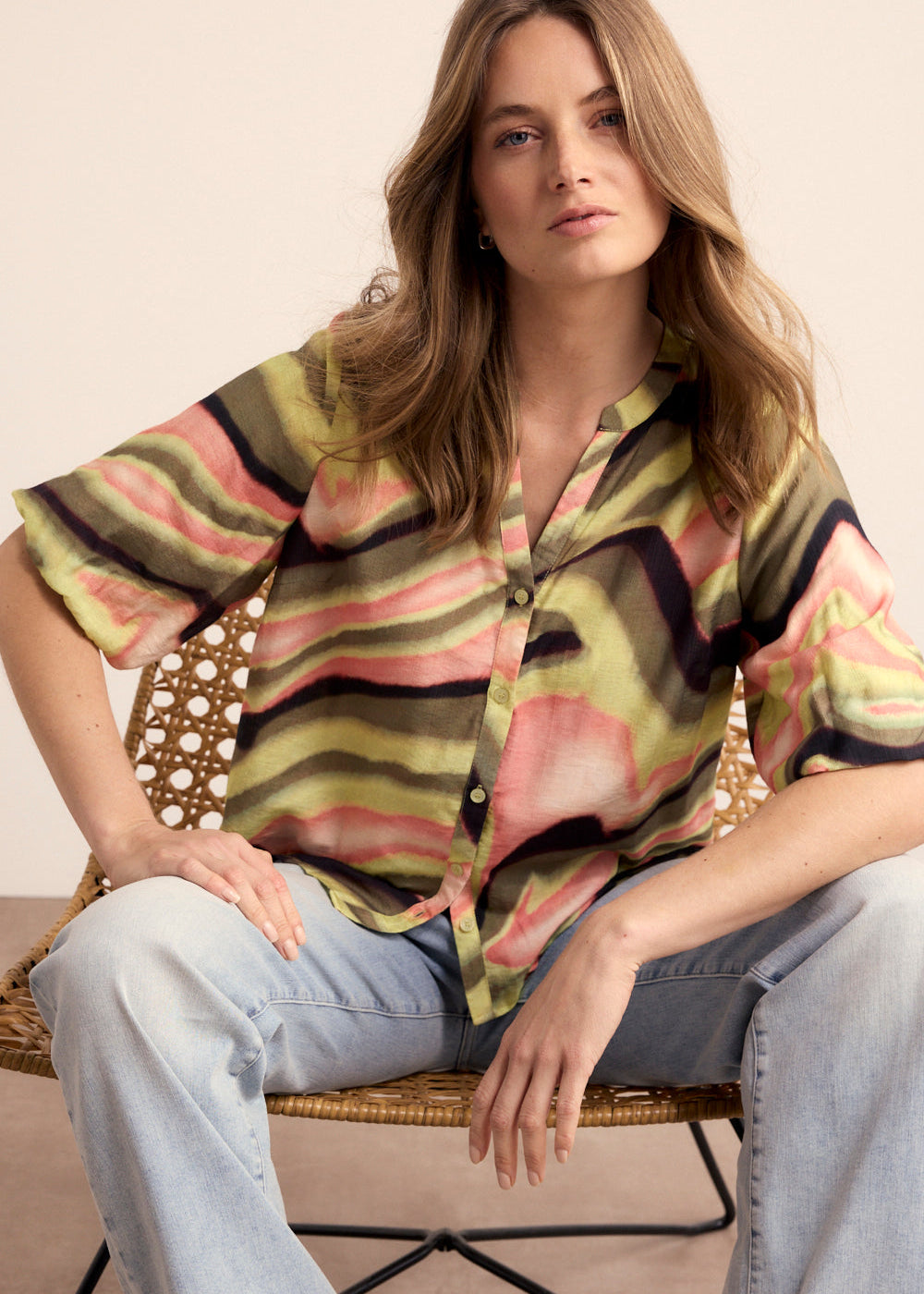 Tramontana Blouse Sunset Desert