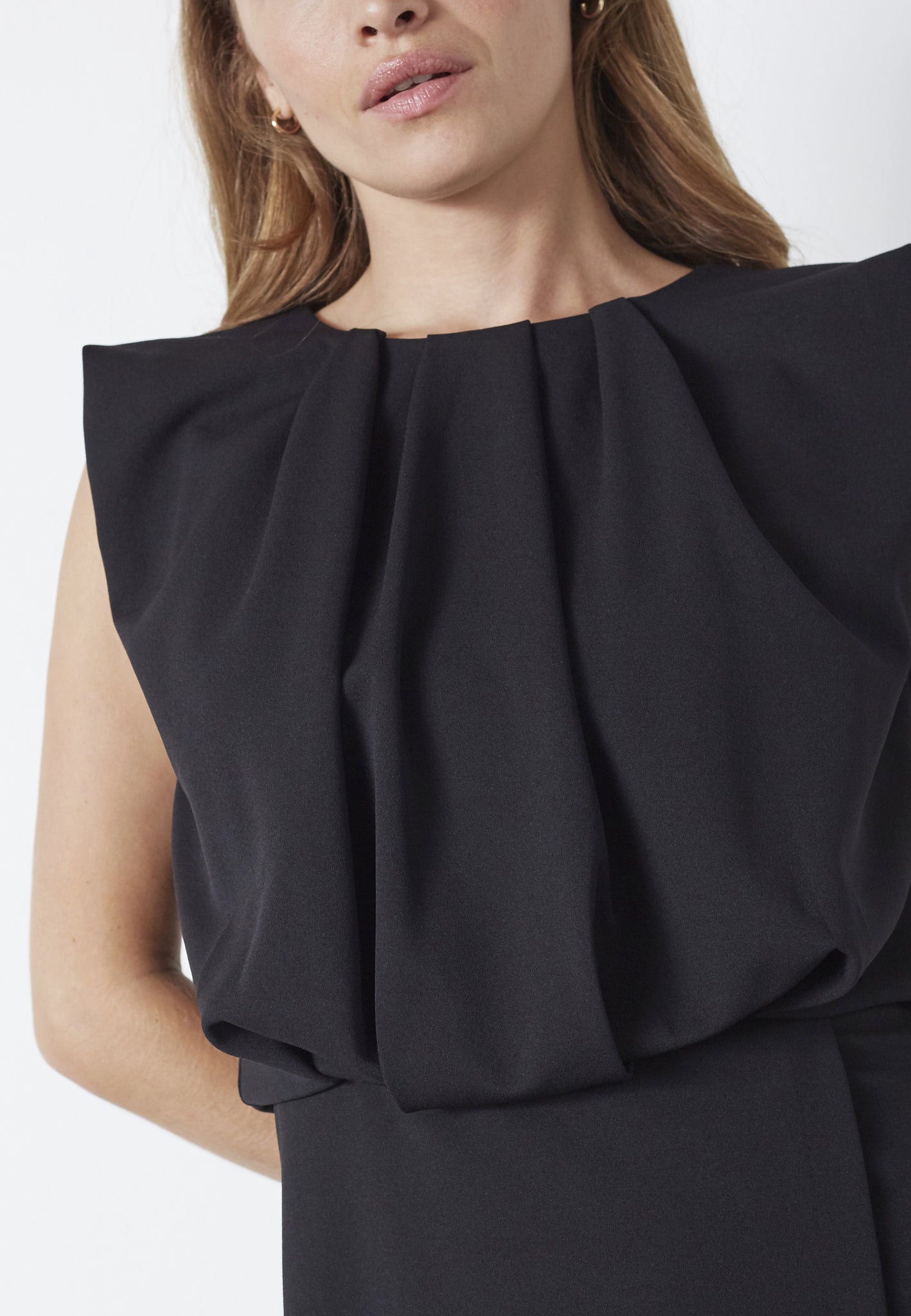 Co'Couture FalconCC Pleat Mini Dress black