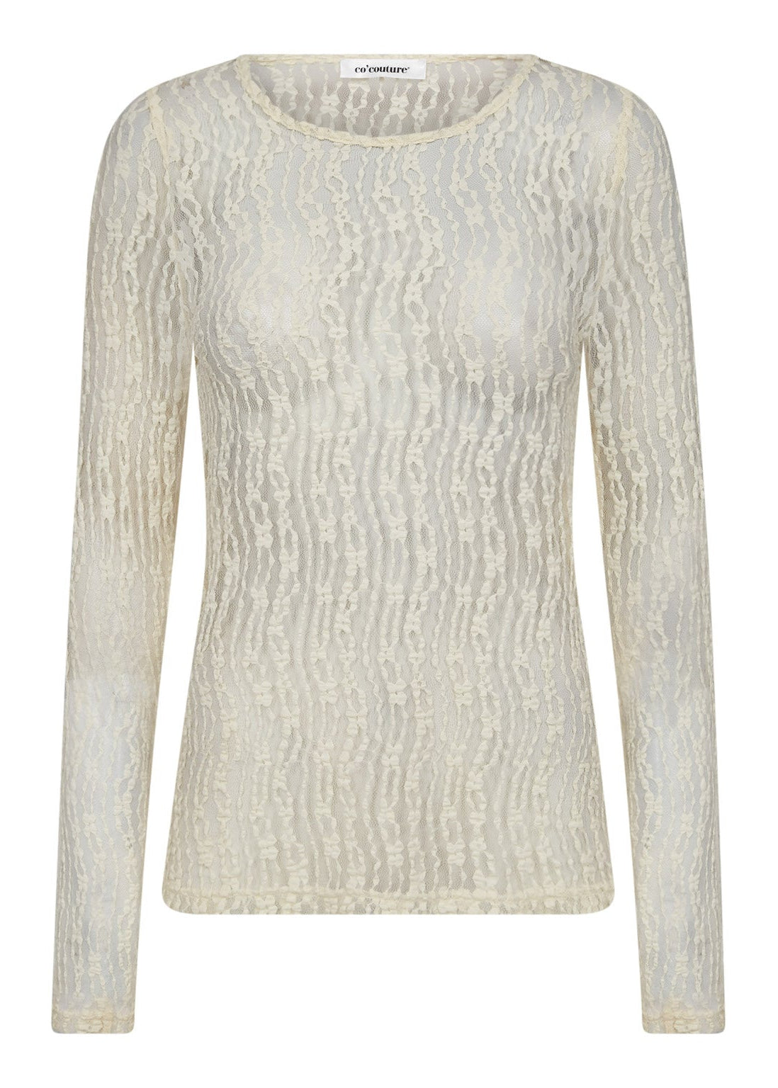 Co'Couture BarbCC O-Neck Blouse Off White