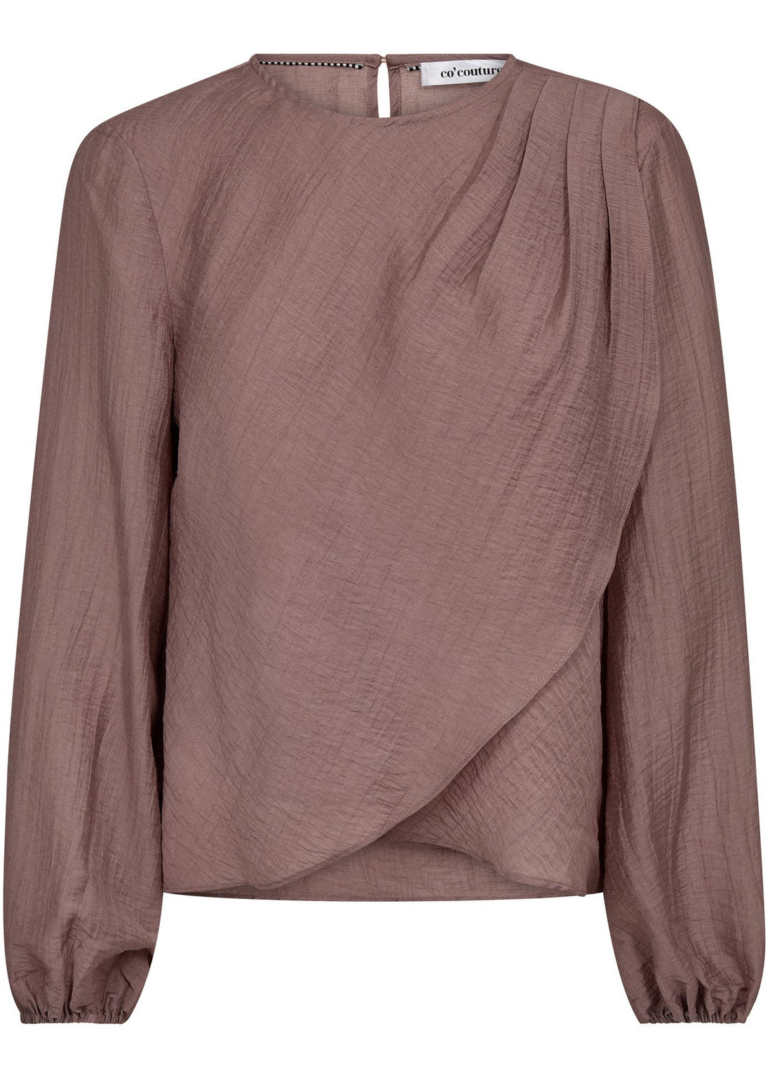 Co'Couture ConnyCC Drape Blouse Old Rose