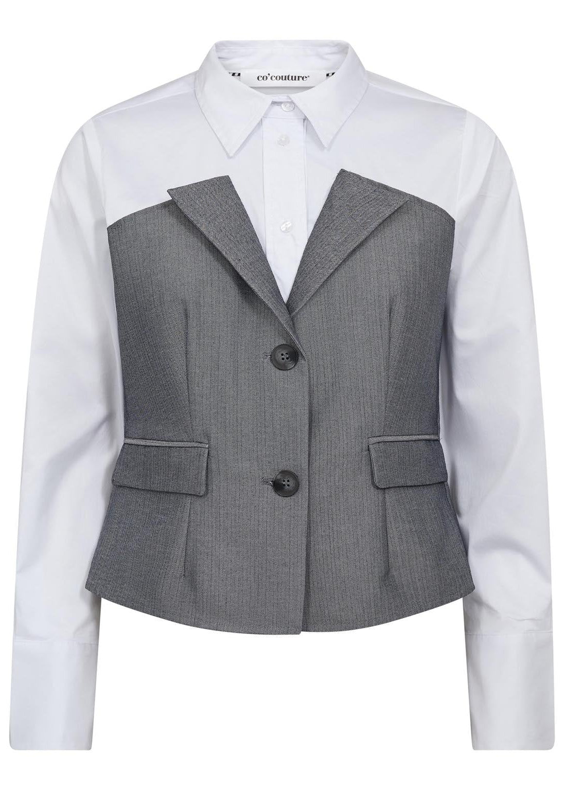 Co'Couture PollyCC Corsage Mix Shirt