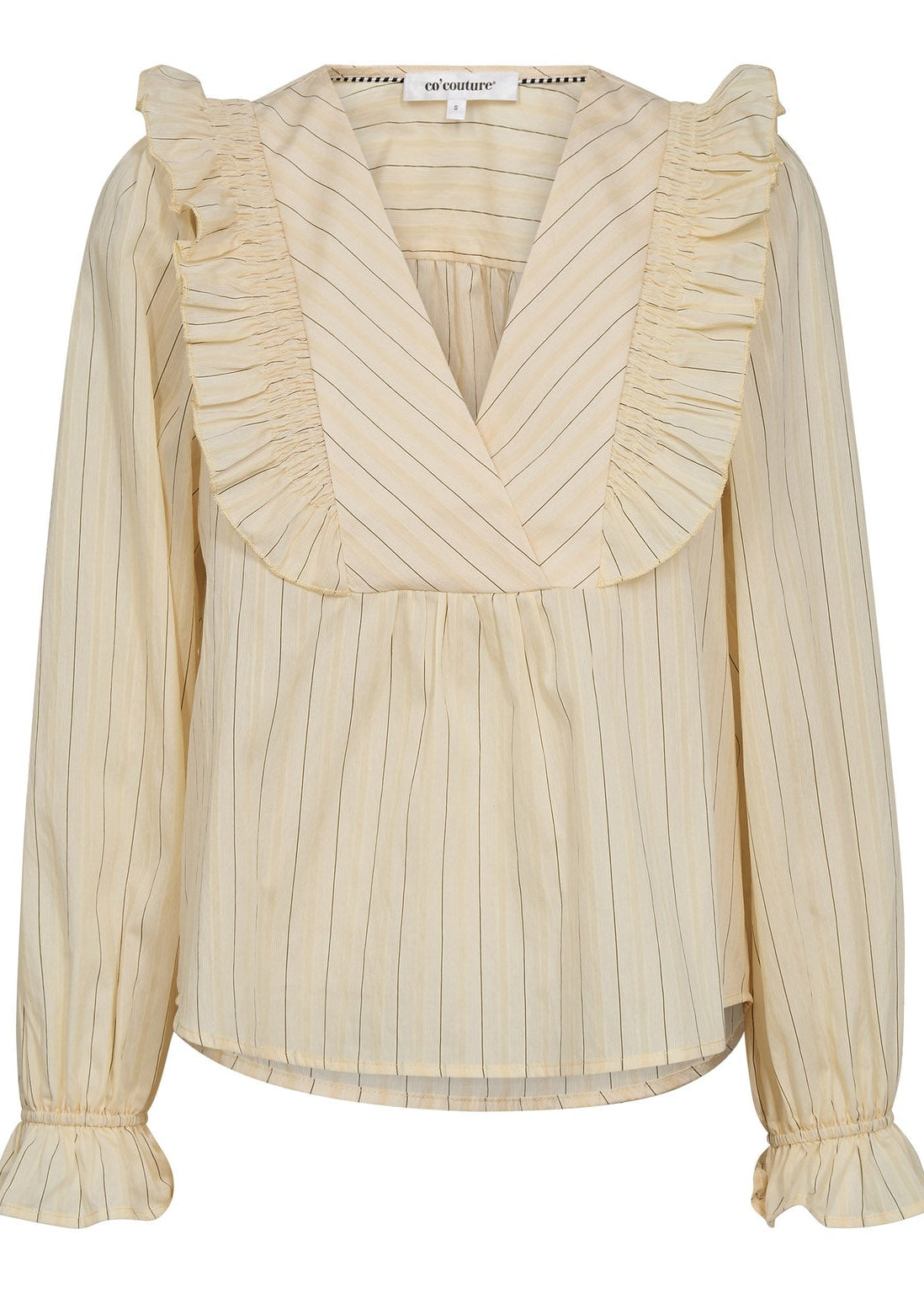 Co'Couture DaraCC Smock Blouse Pale Yellow