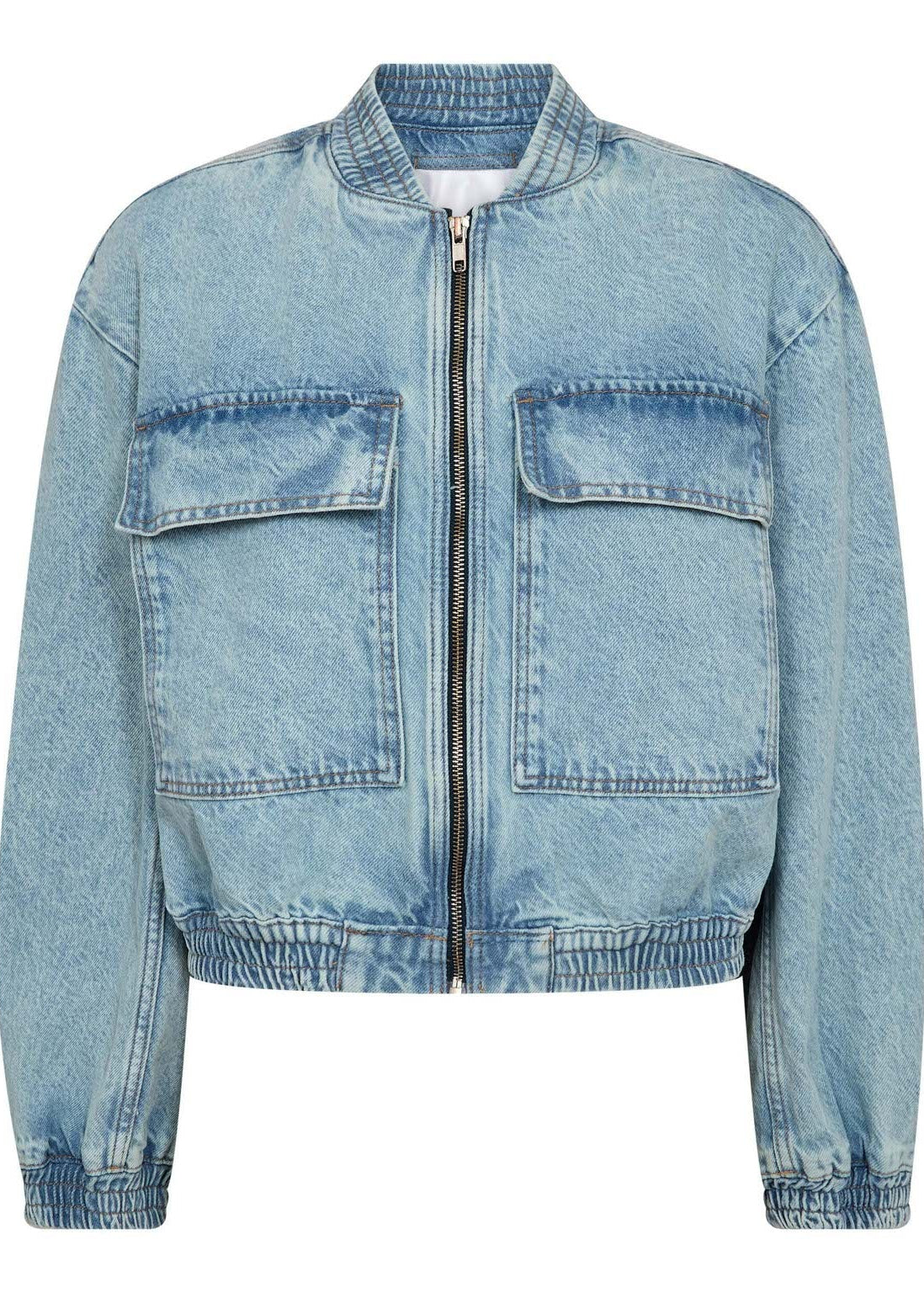 Co'Couture AronaCC Bomber Pale Blue jasje