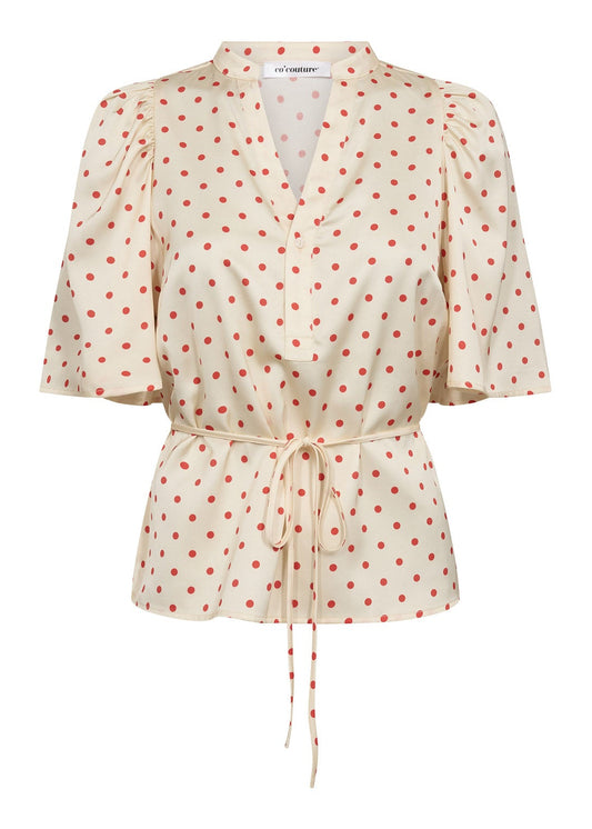 Co'Couture CambriaCC Dot SS Blouse