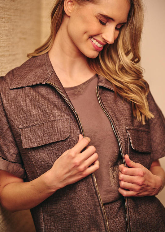 Helena Hart Blazer Mel Lano Choco