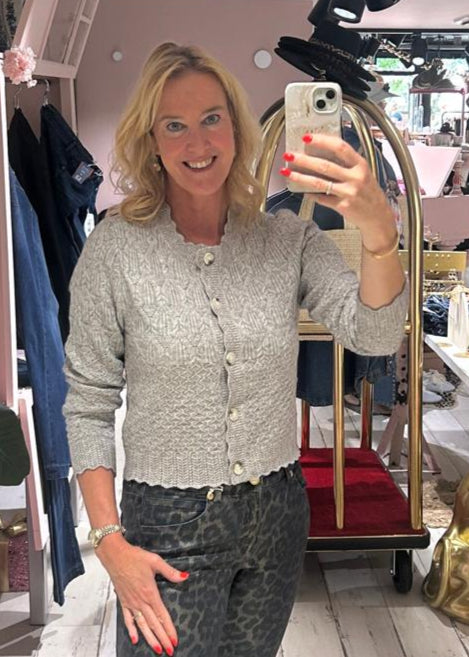 Co'Couture PointelleCC Cardigan