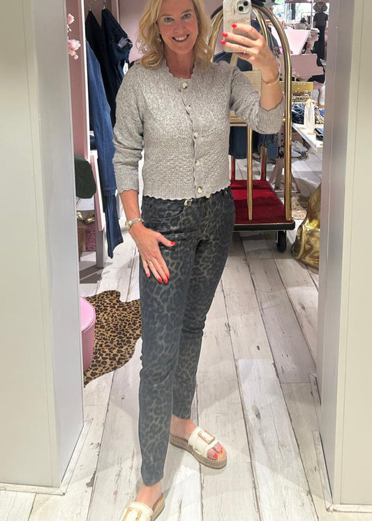 Mac jeans Rich slim leopard