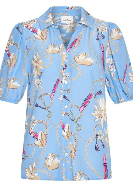 HV Society Blouse HVSVanessa Light Blue