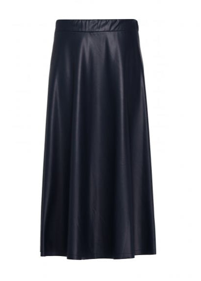 Batida lederlook rok