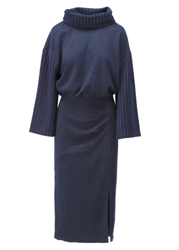 K-Design You're My Lobster by K-Design D403L Navy Coljurk met Krijtstreep