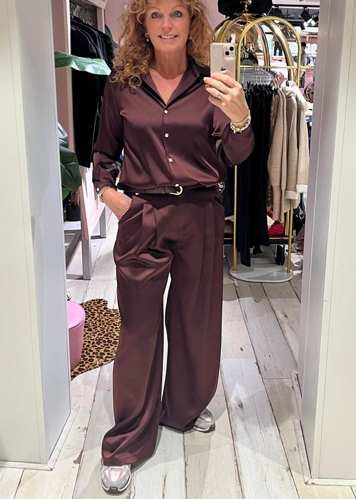 Amelie&amp;Amelie broek burgundy
