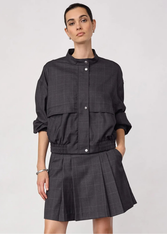 Co'Couture EloraCC Check Jacket Navy