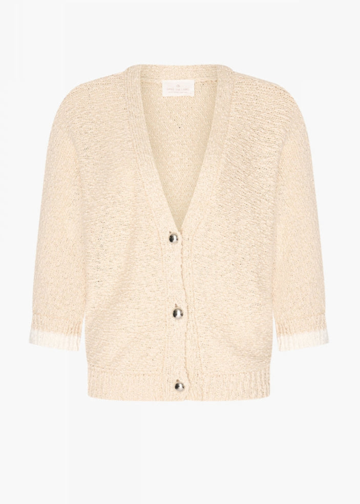 Aimee the Label cardigan sand RoosP