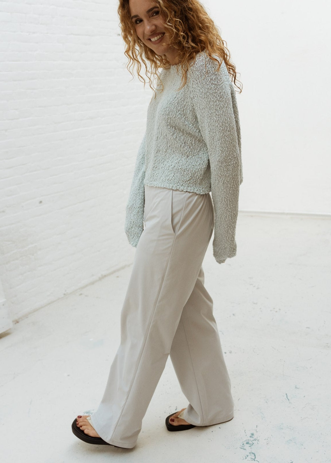 Aimee the Label Bowie2 Trouser Roze broek