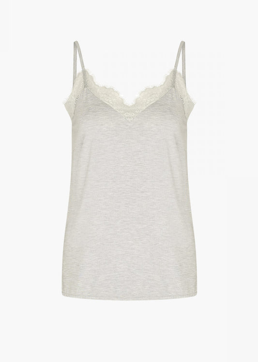 Aimee the Label top JoyceX grey en offwhite