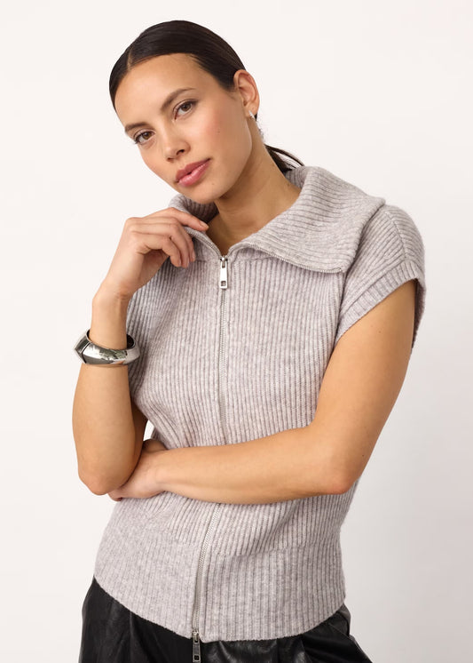 Nieuw Co'Couture Dames vest grijs