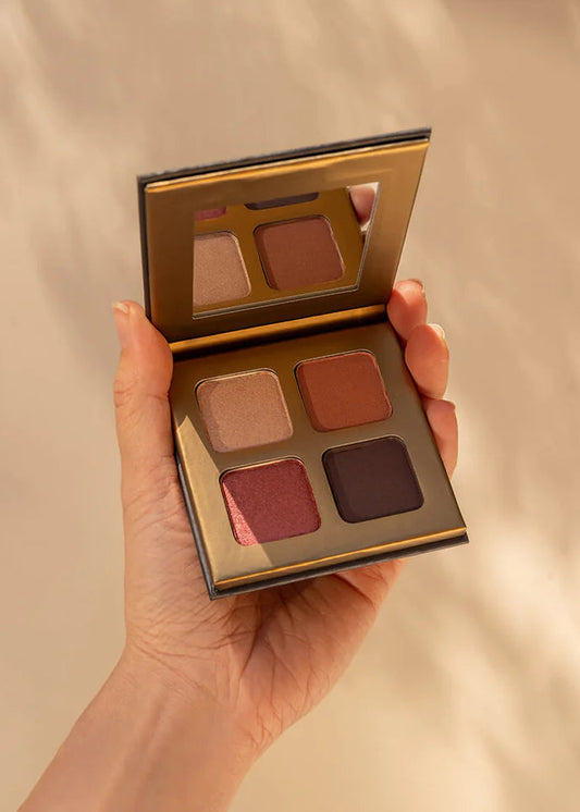 INIKA Organic (advised by Blush Creative) Quad Eyeshadow Palette (Flowers)
