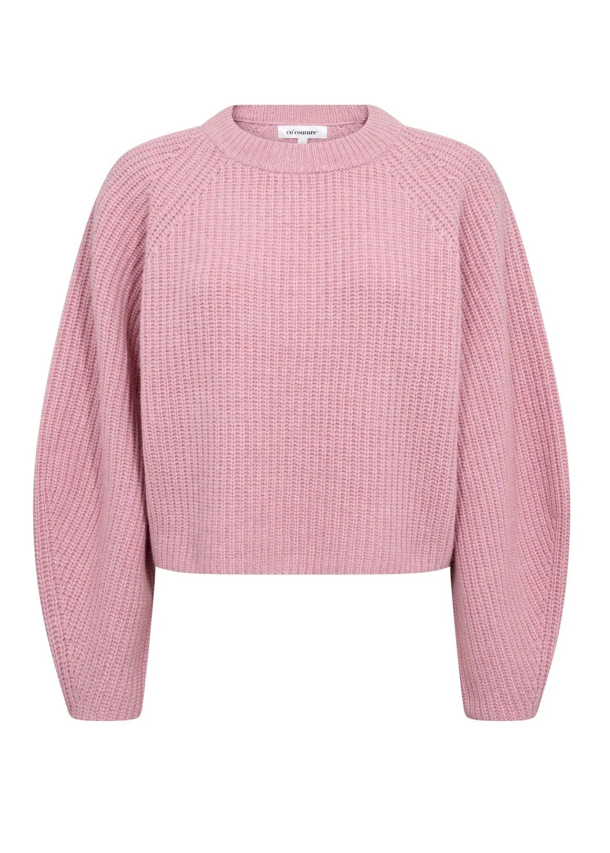Co'Couture AlviaCC Barrel Sleeve Knit - Rosebloom