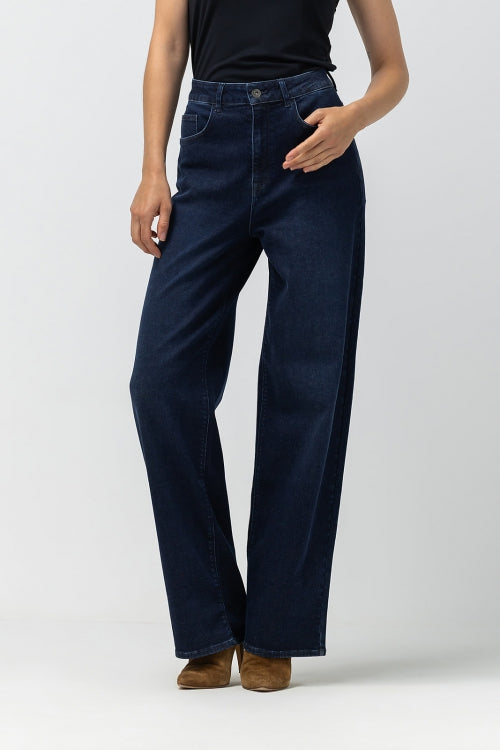 Label Dot Rosa Jeans wide leg