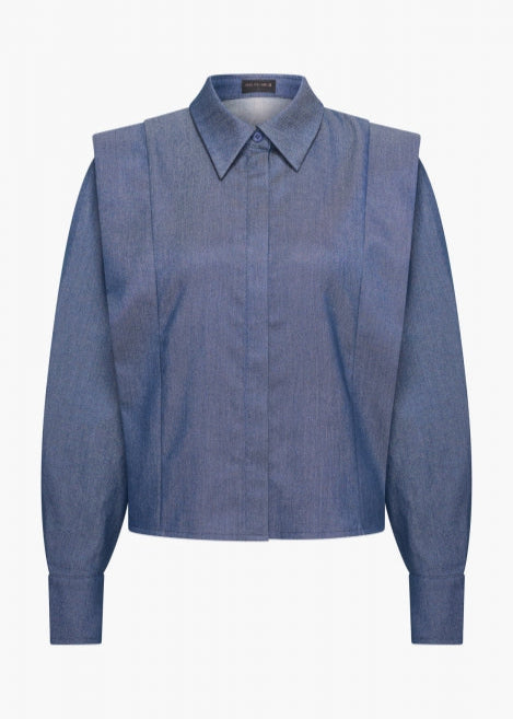 Aimee the Label SaturdayA5 Blue blouse