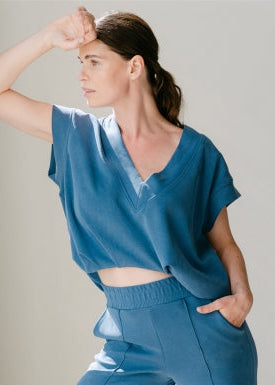 Aimee the Label Katja sweater Blue