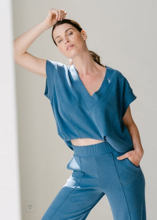Aimee the Label Katja sweater Blue
