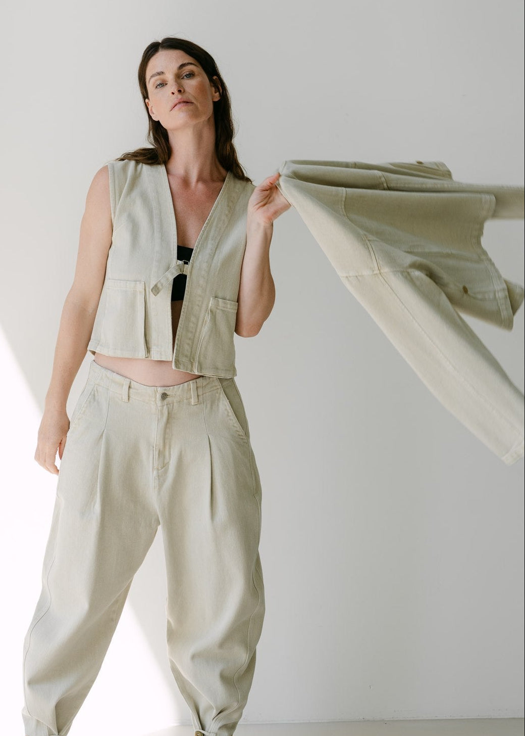 Aimee the Label EveliseS6 Jacket beige jeans