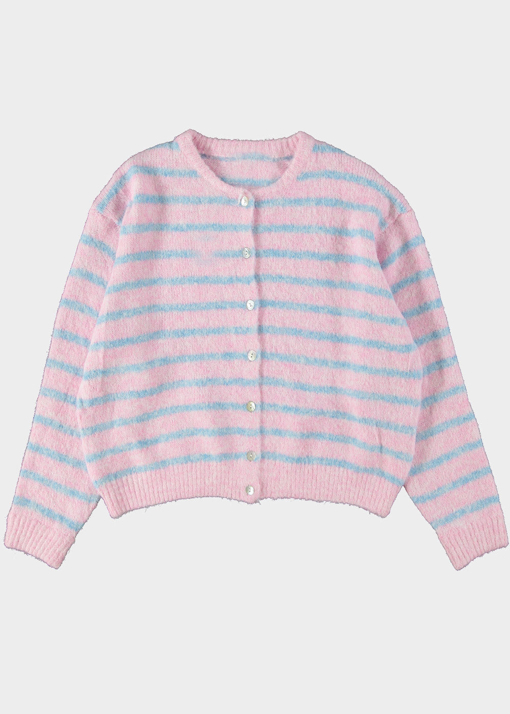 Turquoise vest streep