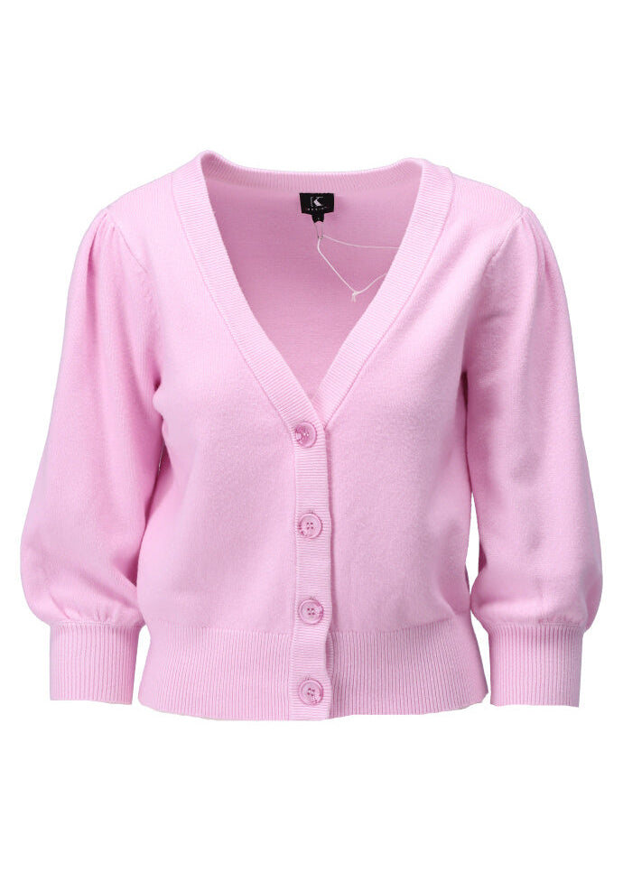 K-Design cardigan ecru A807 kleur ecru