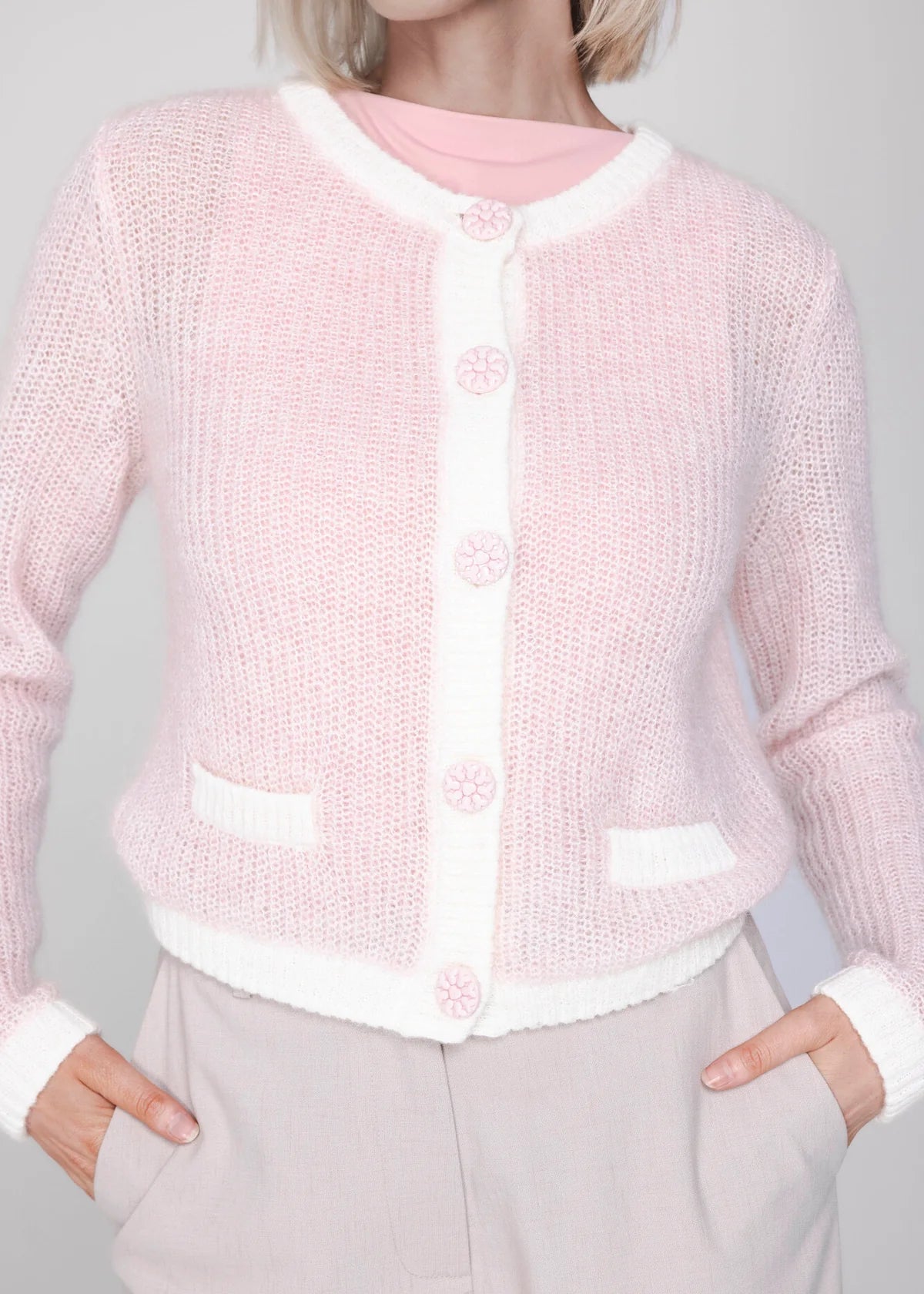 Accentil Lois Cardigan - Rosato