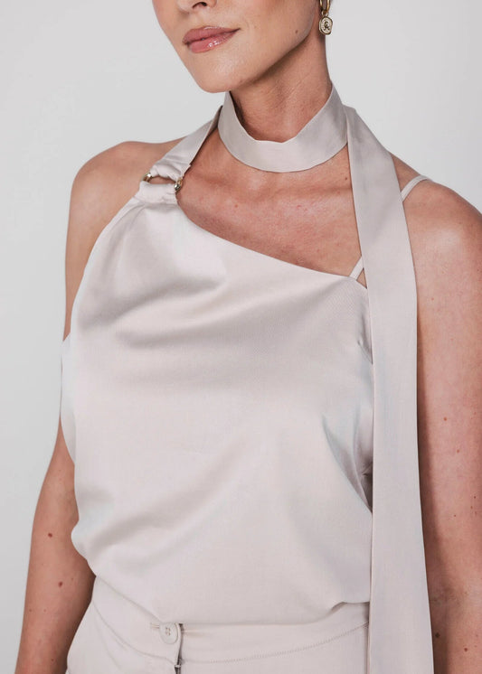 Accentil Veerle Top - Dolce Beige