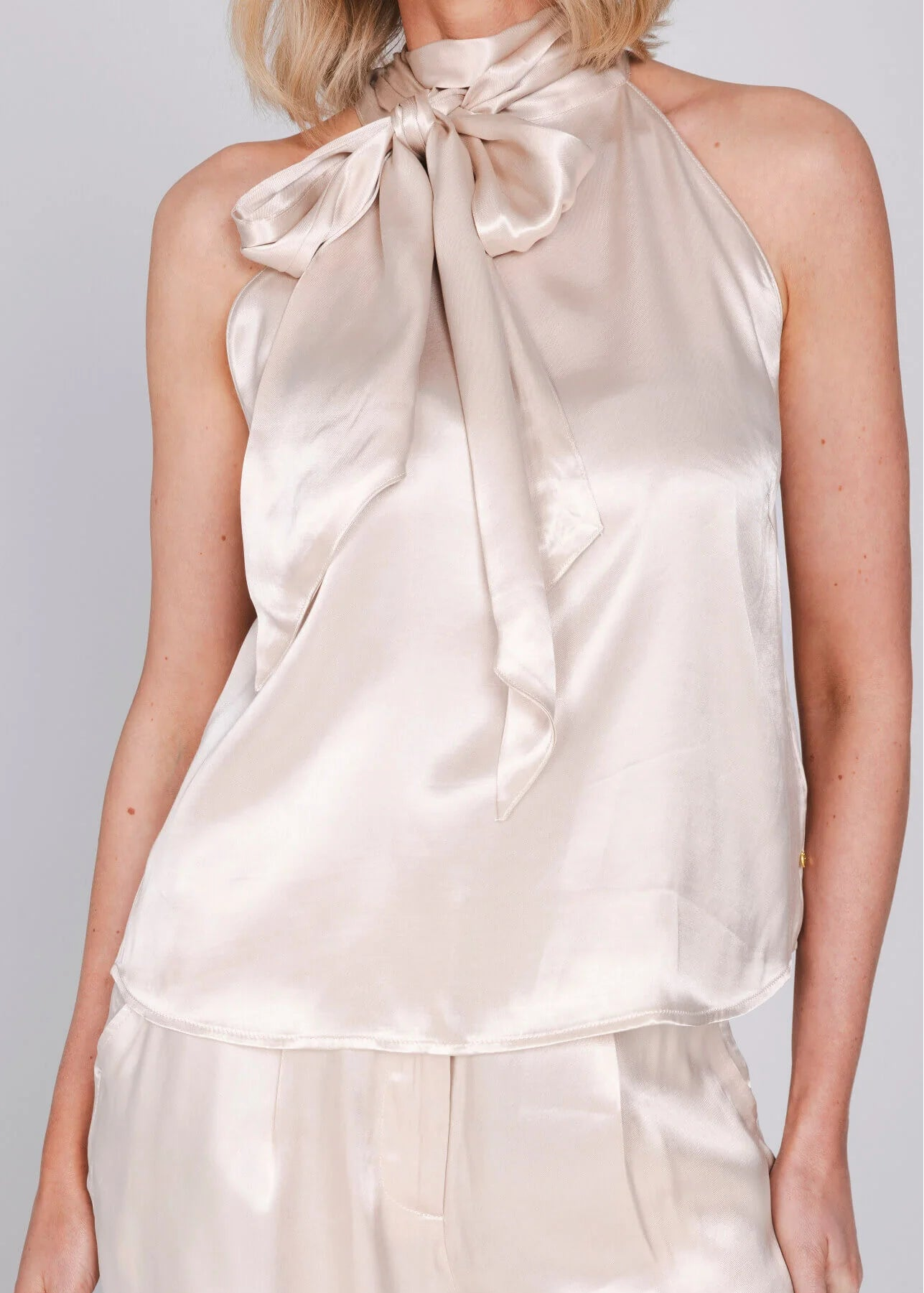 Accentil Flore Top - Satin Pink