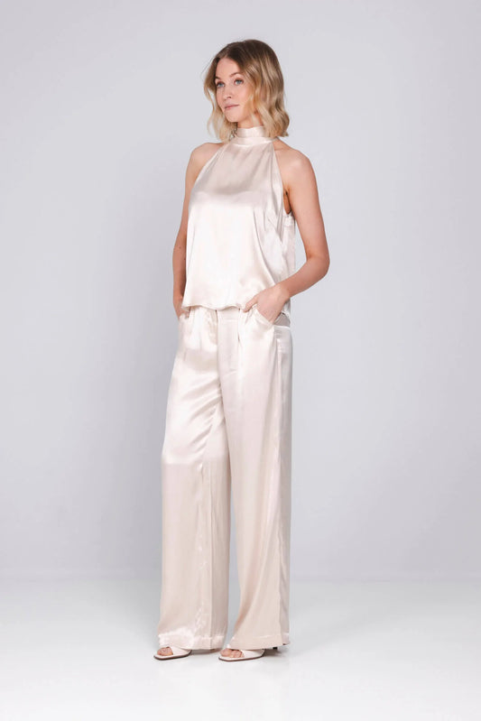 Accentil Mira Pants - Satin Pink