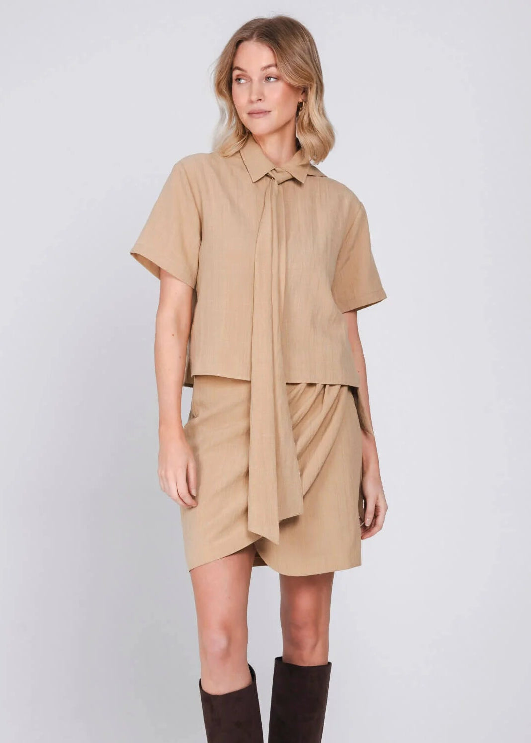 Accentil Calme Blouse - Sand