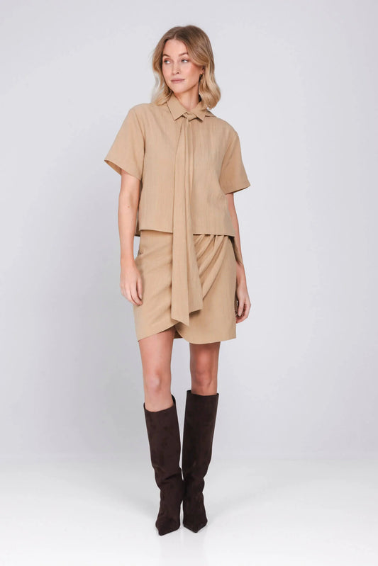 Accentil Calme Blouse - Sand